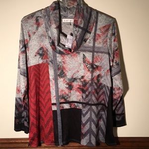 Whimsical Cowl Neck Top